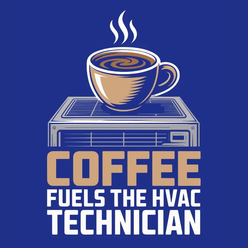 Kaffee Liebender HVAC Techniker Geschenk Arbeiter