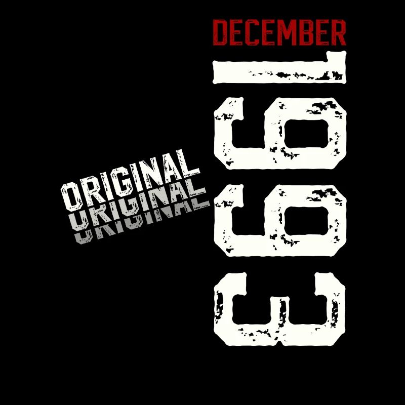 32e anniversaire Original décembre Né en 1993