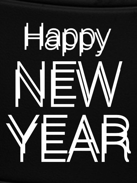 Happy New year text
