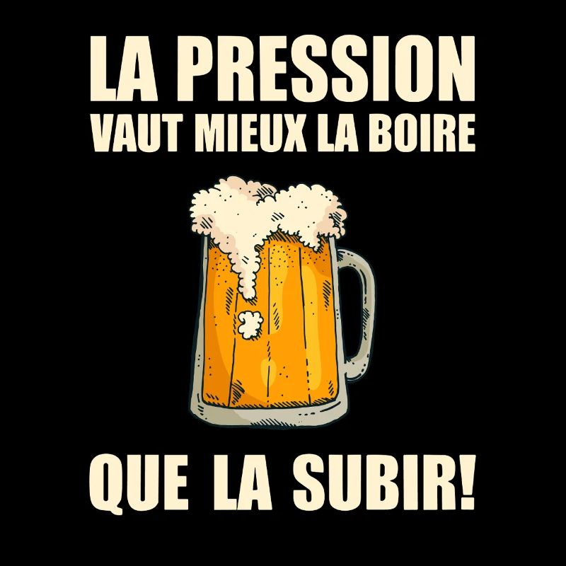 Pressure is better to drink it humor beer