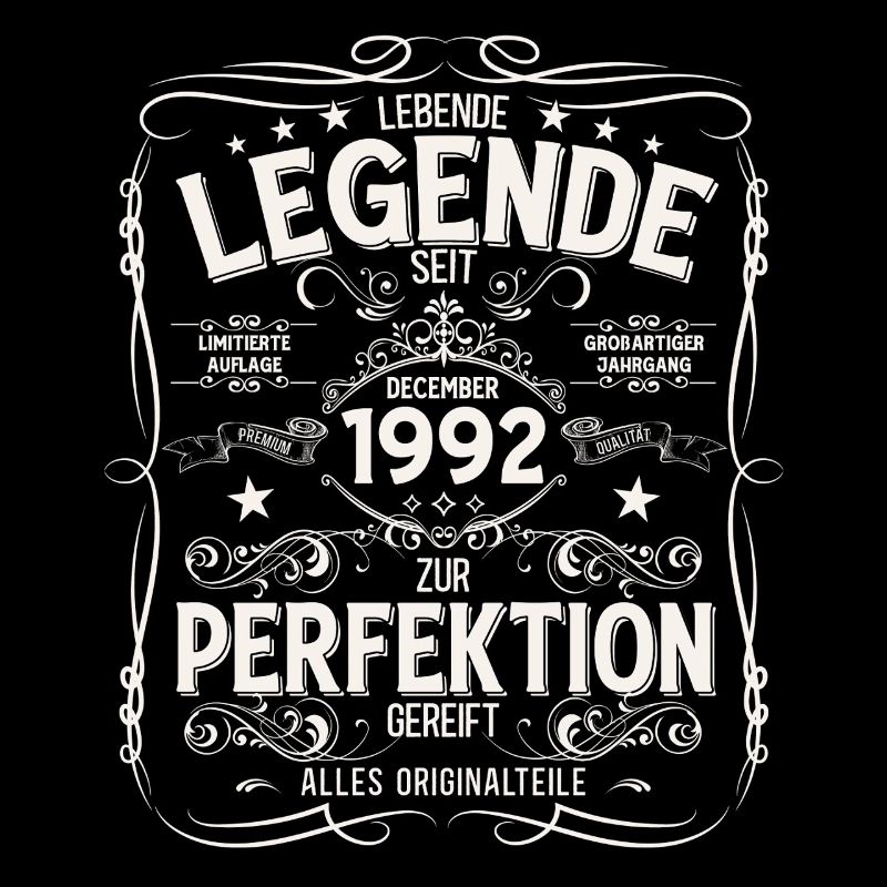 33e anniversaire Millésime décembre Millésime 1992