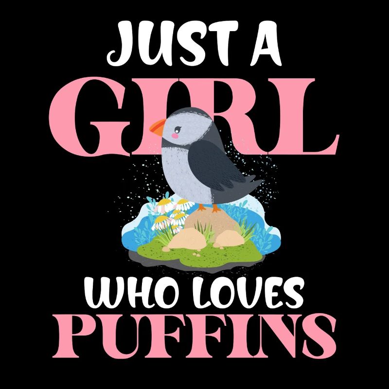 Nur ein Mädchen liebt Puffins