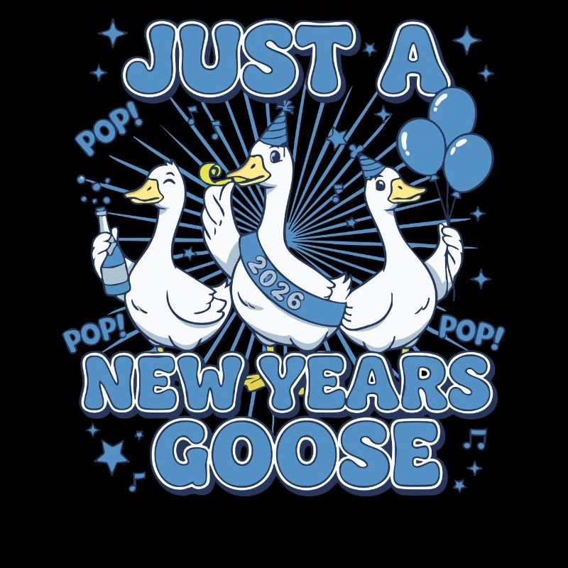 Nur eine Neujahrsgans 2026 Feier