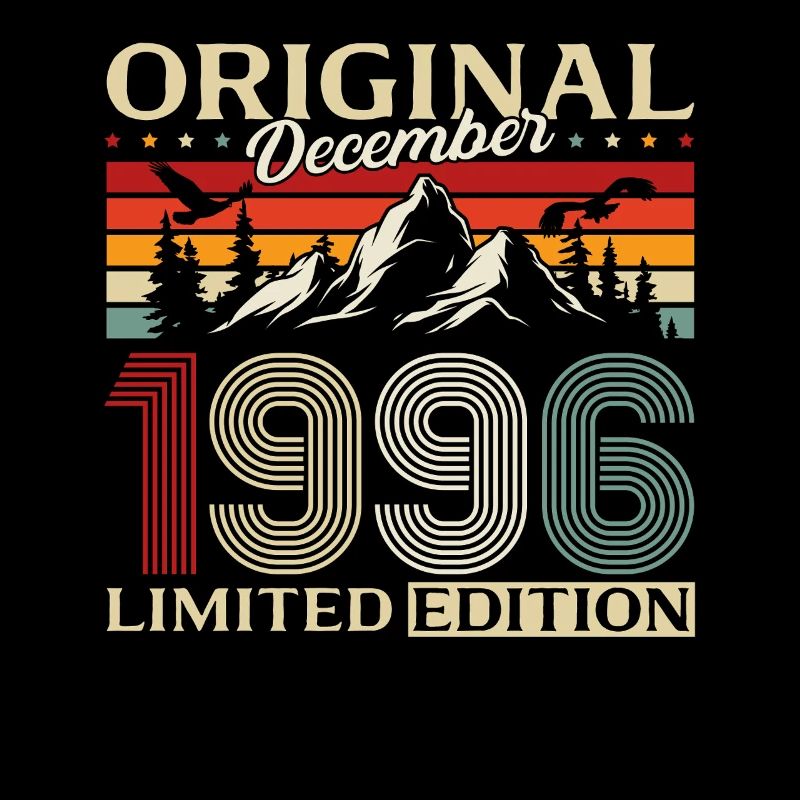 29e anniversaire Original décembre Né en 1996
