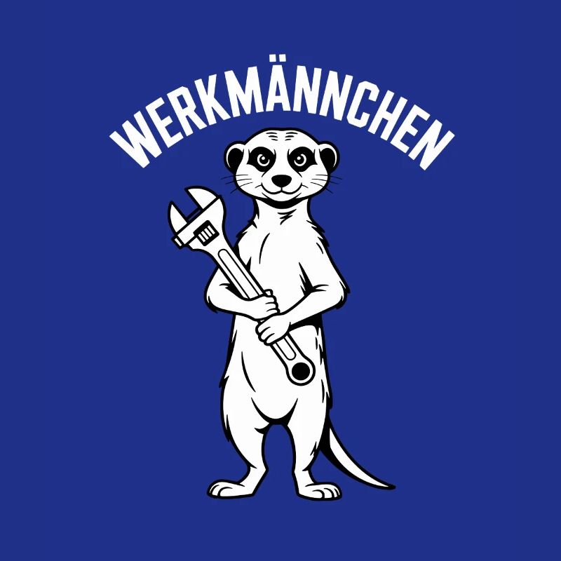Erdmännchen Echter Heimwerker Mann Handwerker