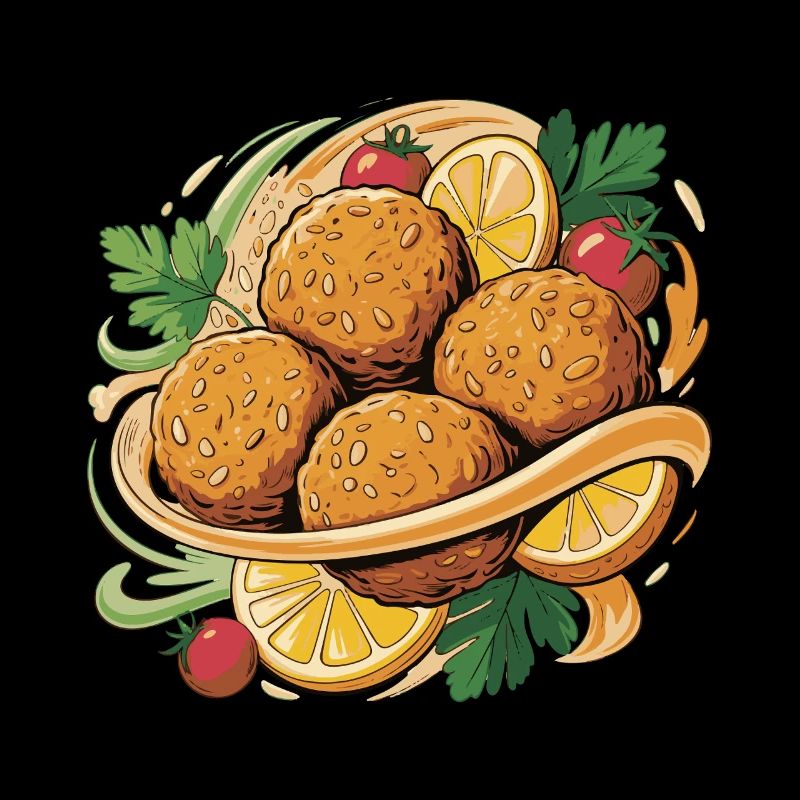 Croquettes croustillantes avec une note d’agrumes