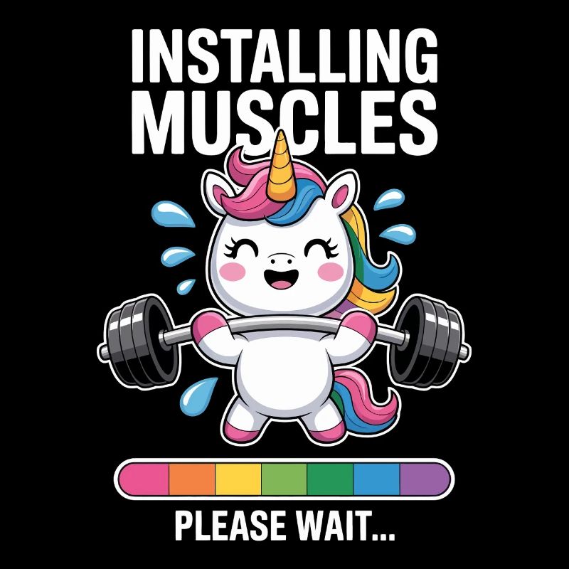 Unicorn Weight Training Installing Muscles