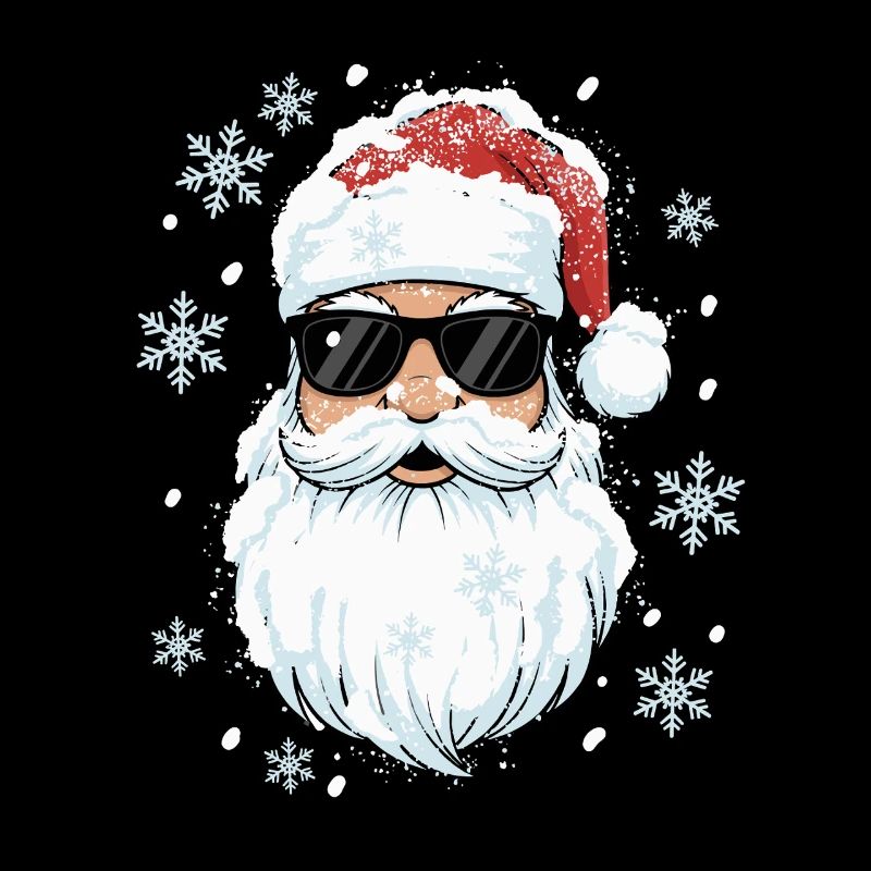 Cool Santa - Weihnachtsmann mit Sonnenbrille