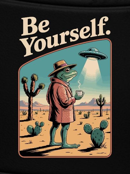 Be Yourself Cool Toad 