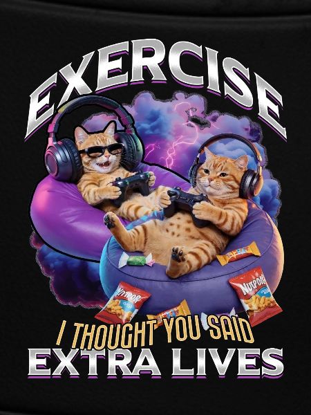 Funny Gaming Gamer Cat