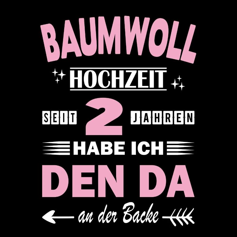 2. Hochzeitstag Jahrestag Ehefrau Geschenk