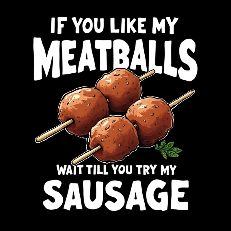 Fleischbällchen Spießwitz Spruch