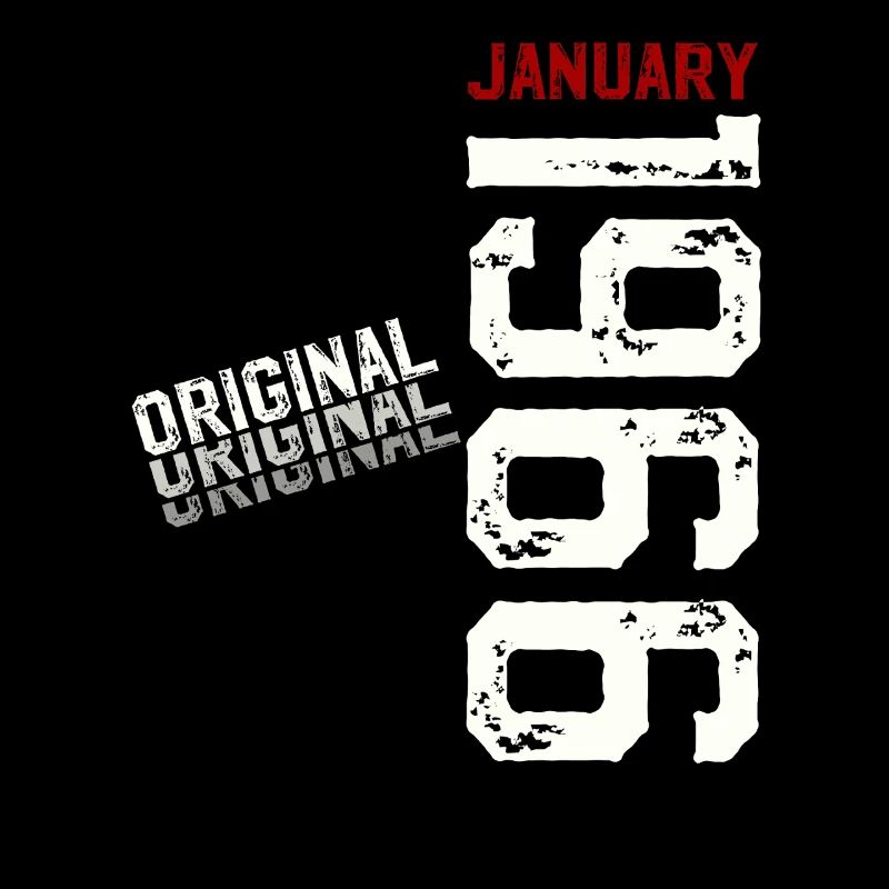 60e anniversaire Original Millésime janvier 1966