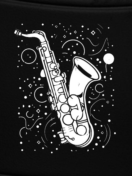 Saxophone Drawing