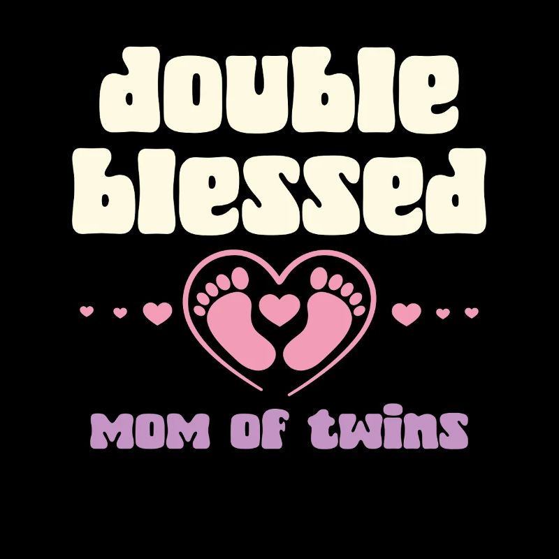 Maman jumelle double bénie