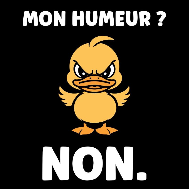 Canard boudeur Non