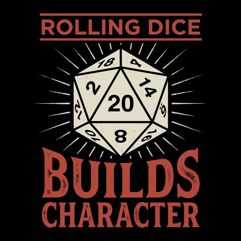 Rolling Dice Builds Character – RPG Gamer Design