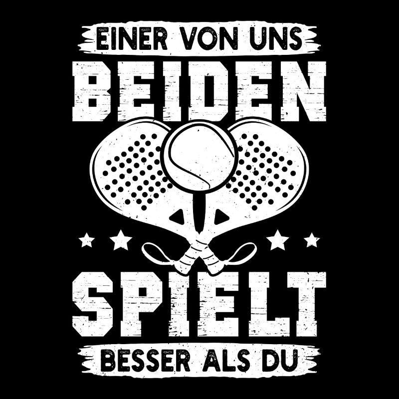 Jeu de padel L’UN DE NOUS JOUE MIEUX QUE TOI
