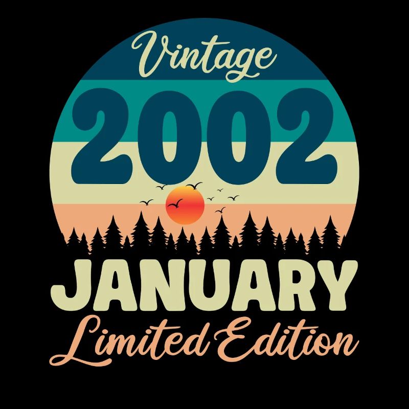 Geburtstag Januar 2002 Geschenk Vintage Limited