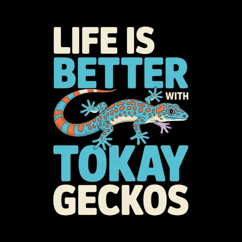 Das Leben ist besser mit Tokay-Geckos
