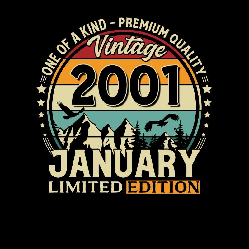 25e anniversaire Millésime janvier 2001