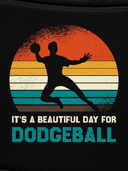 Retro Sunset Dodgeball Day