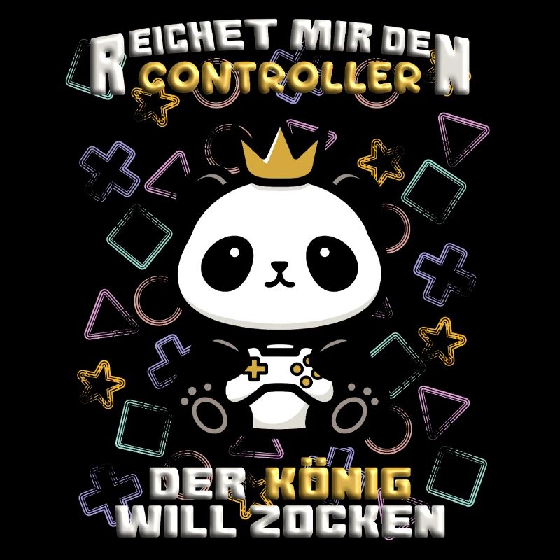 Gamer König will zocken controller