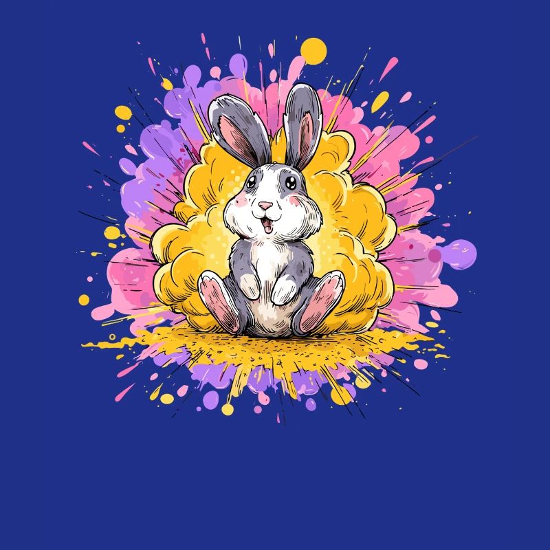 Hoppelbunny im Farbschauer