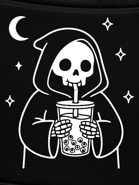 Sensenmann mit Bubble-Eye Tea