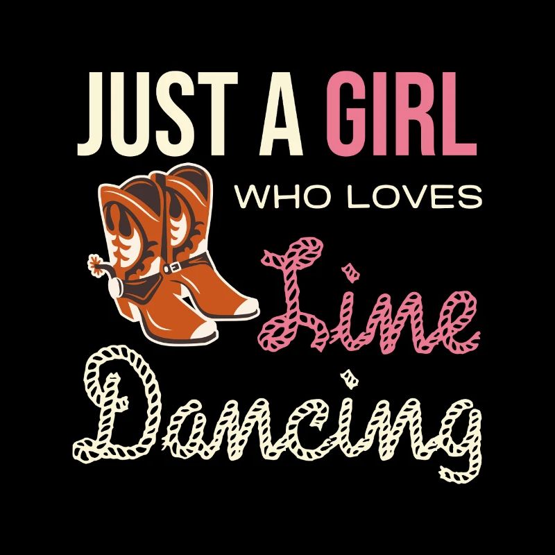Line Dance Frau mit Cowboy Boots