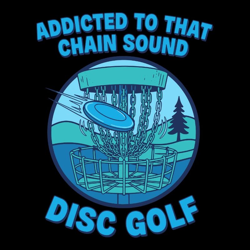 Süchtig nach diesem Kettensound Disc Golf Disc Golfer