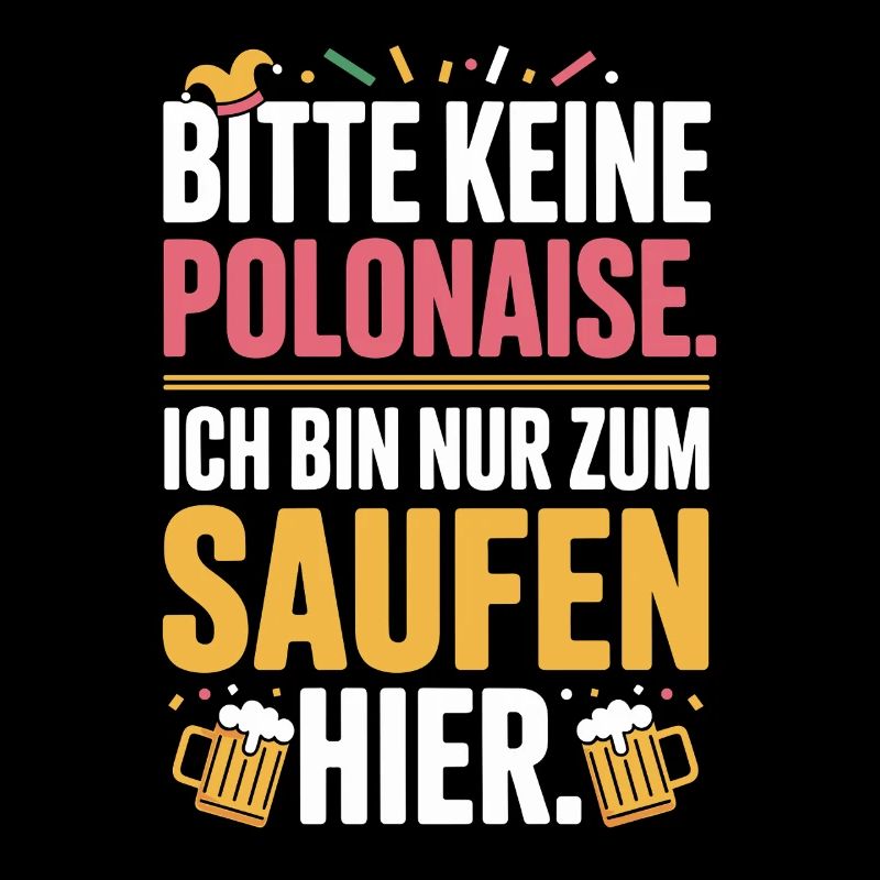 Carnival please no polonaise just for drinking here