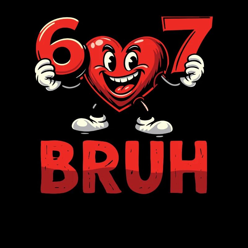 Conception du dessin animé Heart 67 Broth