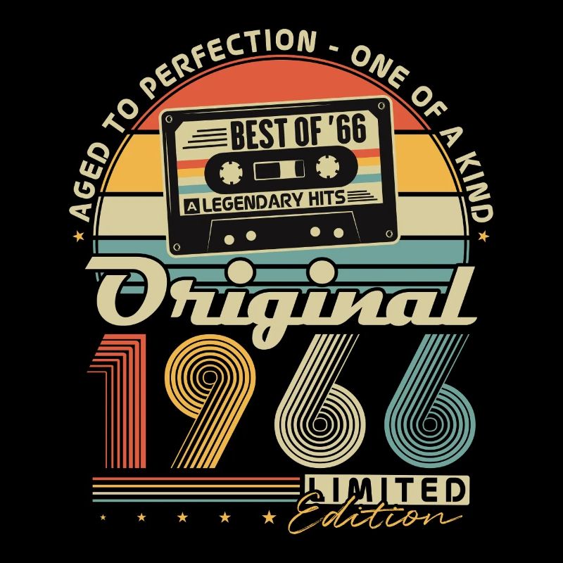 Original 1966 Vintage Vintage Birthday Retro