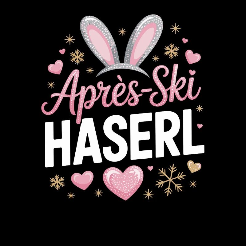 Après-ski bunny hut fun Skier ski bunny
