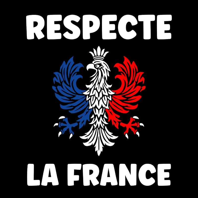 Respect France Tricolor Eagle