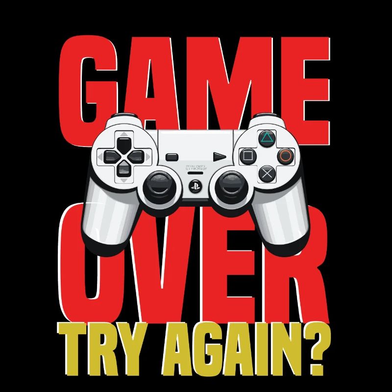 Spielende Controller Motiv