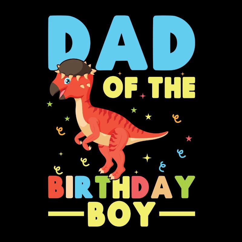 Pachycephalosaurus Papa Geburtstagskind