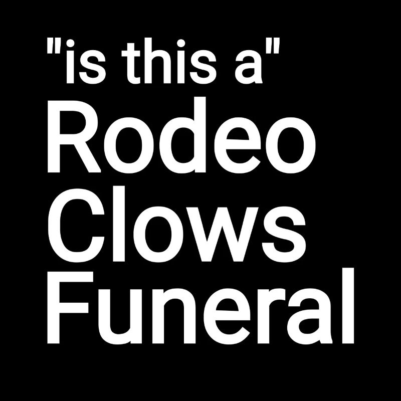 Texte funéraire des clowns du rodéo