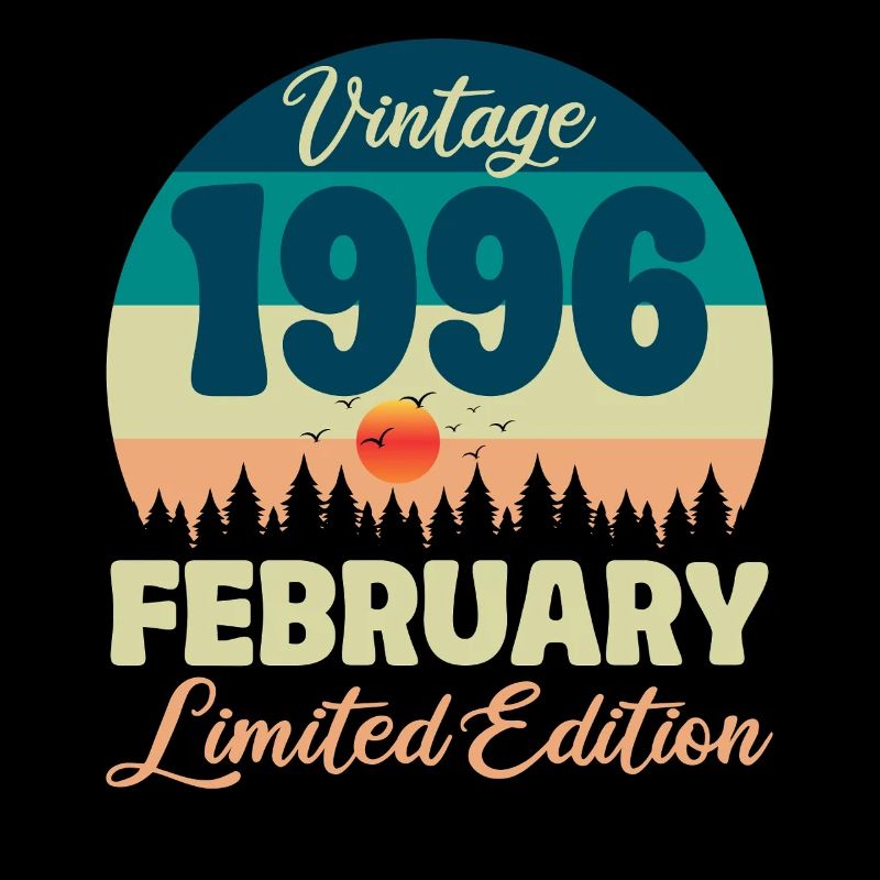 Geburtstag Februar 1996 Geschenk Vintage Limited