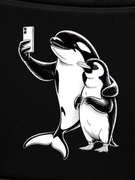 Orca and seal