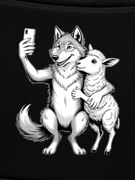 Wolf und Schaf 