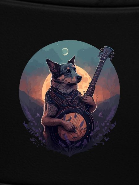 Banjo Playing Dog 