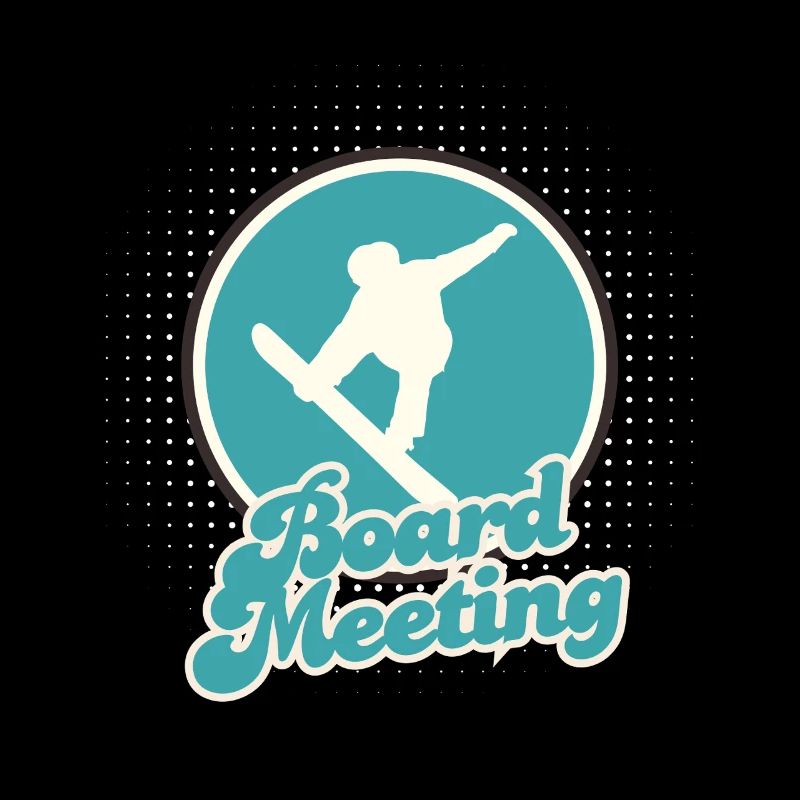 Snowboarding Board Meeting