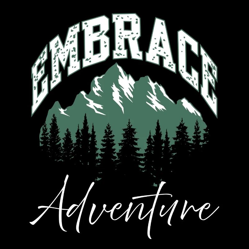 Umarme das Adventure Mountain Logo