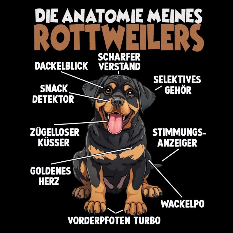 Hund Rottweiler T Hundehalter Geschenk
