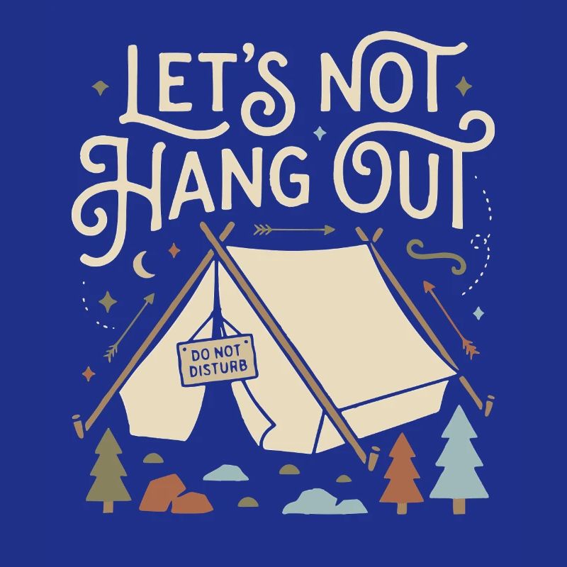 Ne traînons pas Camper Ne pas déranger