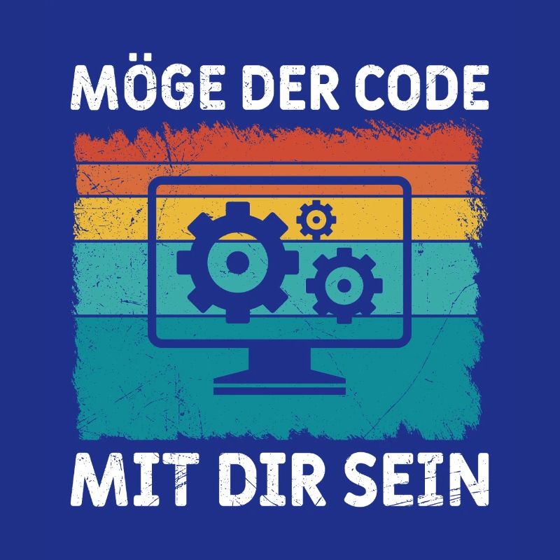 Nerd Computer MÖGE DER CODE MIT DIR SEIN LUSTIG