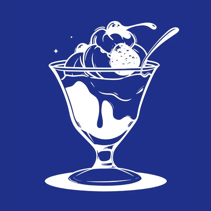Eiscreme Eisbecher