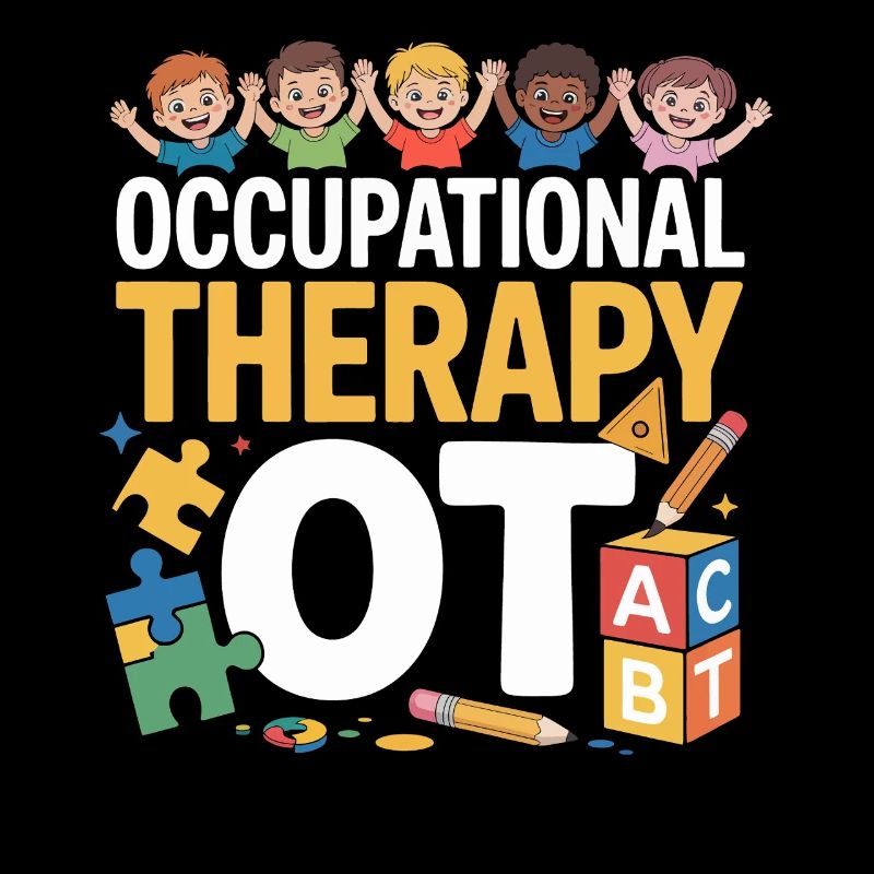 Occupational therapy child-friendly motif